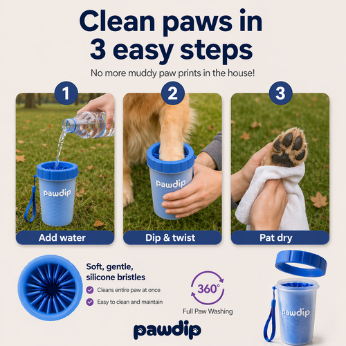 pawdip Clear - Frosted Paw Cleaner